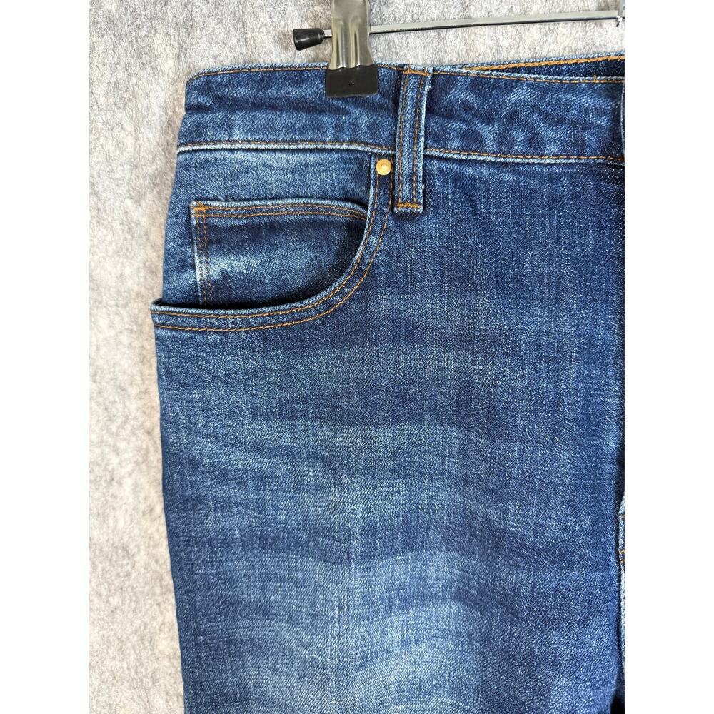 EUC KUT From The Kloth Sienna High Rise Wide Leg Size 8 Jeans Folded Cuff - Picture 2 of 10